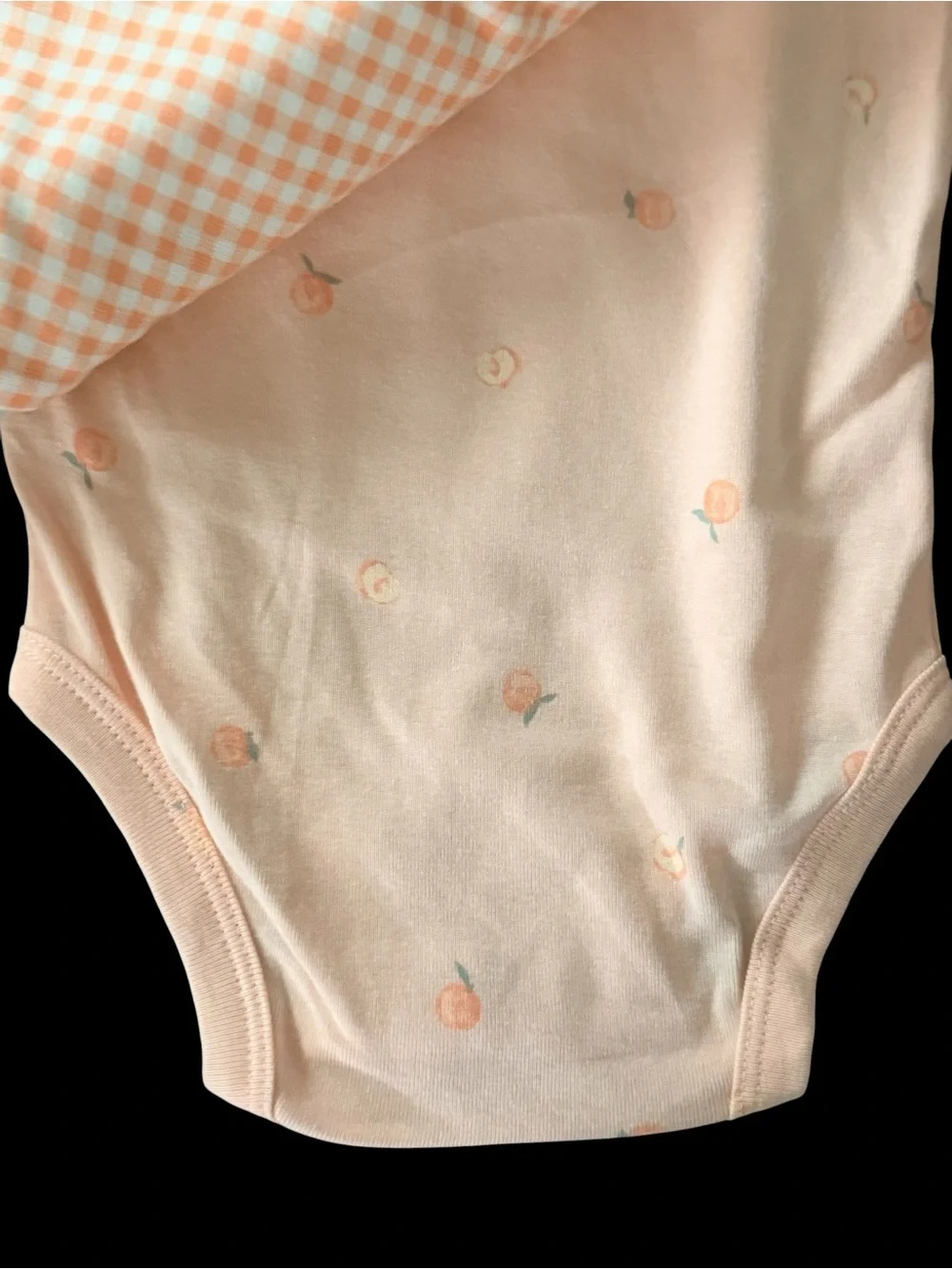 Carter's Pale Yellow Lemon Print Short Sleeve Baby Onesie